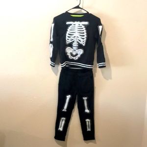 Skeleton Halloween costume.